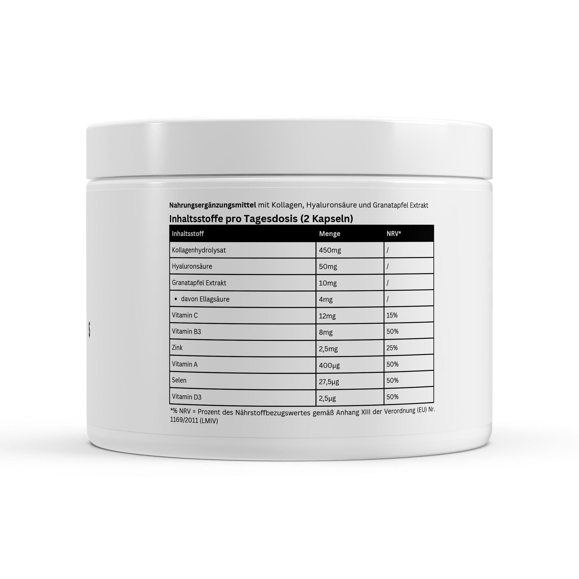 Kolageno hidrolizatas PLUS odai, plaukams ir nagams – 180 kapsulių