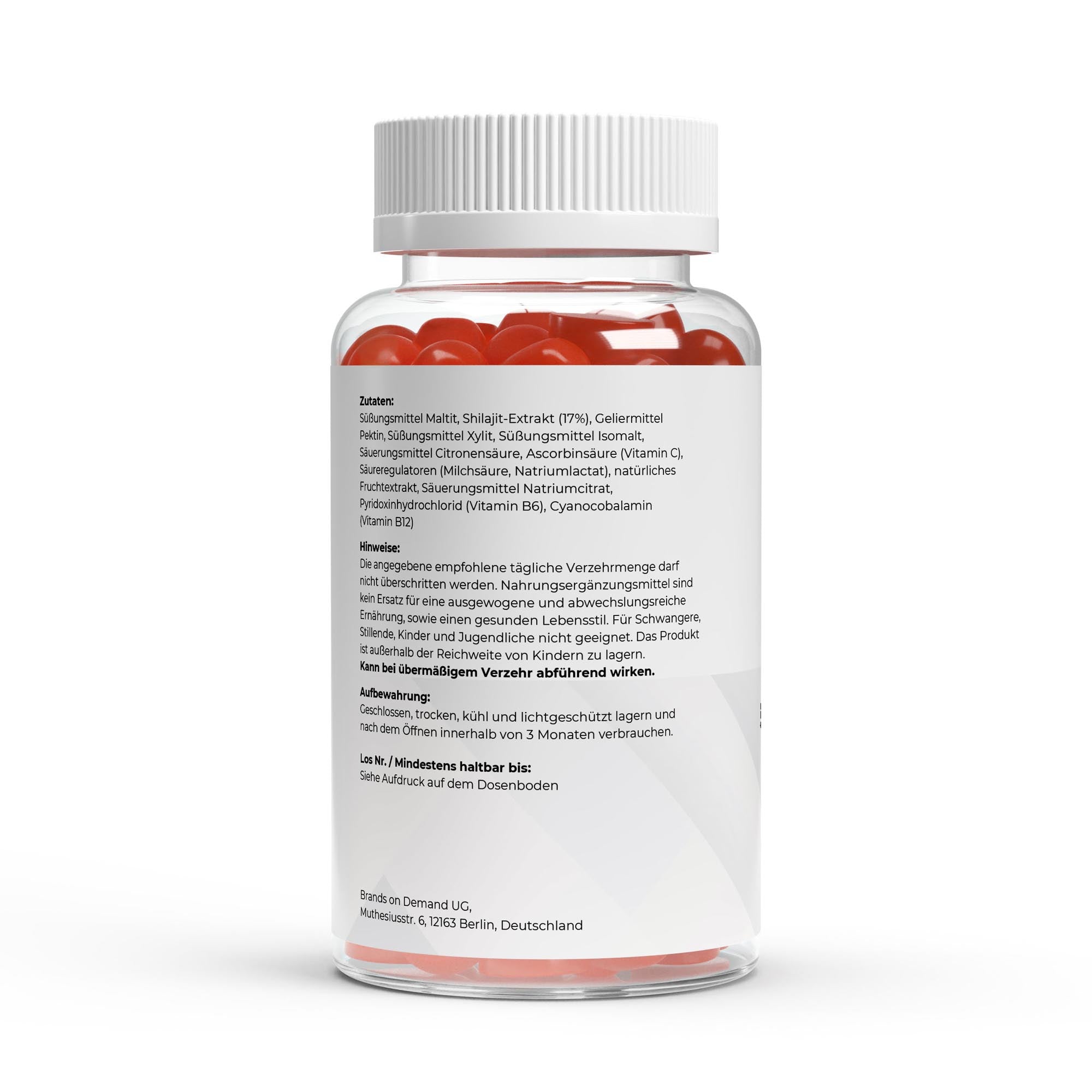 Premium Shilajit Gummies 1000 + Vitamin C,B6, B12 - 60 pcs